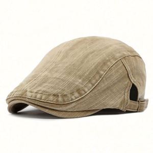 Casquette Gavroche Unisexe Homme Femme Style Gatsby Chic Couleur Unie Premium Sport Décontracté Toutes Saisons Marque Personnalisée Vente en Gros - Product Image 5
