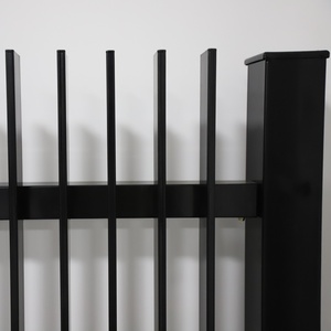 Lame Assemblage facile Panneau de clôture composite Latte verticale de sécurité enduite de poudre Écran de confidentialité à <span class=keywords><strong>vue</strong></span> dégagée pour un usage domestique - Product Image 3