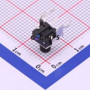 TS-1093A-A9B2-D2 Tactile Switch Through hole Component THT Switch Single Pole Single Throw Round Button 1.8N Right Angle Insert - Product Image 2