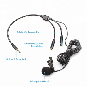 Nuevo Clip grado profesional lavalier micrófono de solapa - Product Image 4