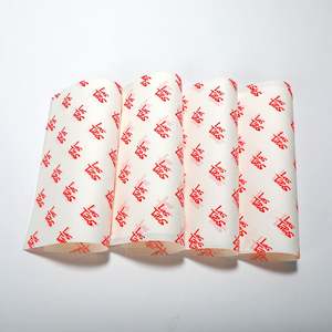 10gsm + 30gsm PE Hamburger Printed Greaseproof Packaging <b>Paper</b> for Bread Snack Wrapping Sandwich Burger Sandwich Wrapping <b>Paper</b> - Product Image 5