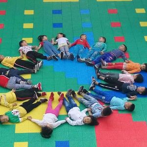 Portable Suspended Basketball Pickleball Court Floor <b>Tiles</b> Anti-slip Outdoor Sport Court PP Interlocking Flooring <b>Tiles</b> - Product Image 5