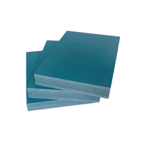Panneau de coffrage en PVC bleu de qualité supérieure, épaisseur personnalisée 15-21 mm, âme en mousse écologique pour coffrage en béton