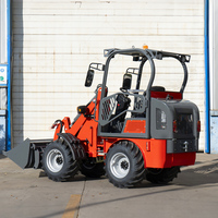 Caricatore Elettrico Certificato CE da 1 Tonnellata, Mini Caricatore a Batteria 0.4T 0.5T, Attrezzatura da Costruzione 4x4 a Quattro Ruote Motrici
