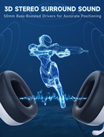 Headset Game nirkabel untuk PS5, PS4, PC, dan Switch.