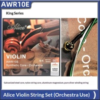The Orchestra Uses Alice AWR10E Orchestral Violin Strings with Multi Filament Nylon Core Wrapped in Pure Silver