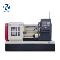 Tour CNC horizontal automatique robuste CK6150 à 2 axes avec contrôleur GSK FANUC en option