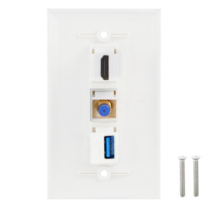 Wallplate HDMI và f kết nối và đầu ra USB <span class=keywords><strong>CATV</strong></span> TV ổ cắm tín hiệu tường ổ cắm - Product Image 6