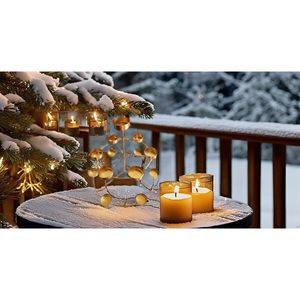 Candelabros Tealight para decoración del hogar Balcón al aire libre Diwali Celebraciones Linternas de vidrio y tarros de velas Regalos - Product Image 3