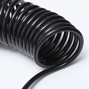 Remolque de camión resistente ABS Cable espiral eléctrico de 7 núcleos con dos enchufes de plástico asidero rojo - Product Image 3