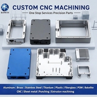 Boîtier GPS en aluminium 6061 usiné CNC de haute précision, anodisé sur mesure, panneau amplificateur, pièces usinées OEM en acier inoxydable 303