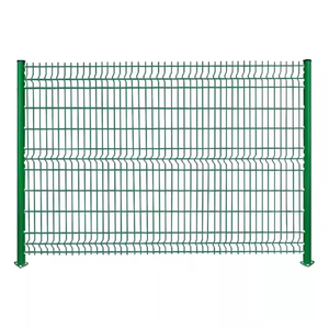 Clôture en treillis soudé galvanisé 3D de sécurité, <span class=keywords><strong>panneau</strong></span> de clôture 3D à pliage triangulaire, panneaux de clôture en treillis soudé rigides - Product Image 1