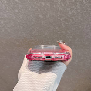 Coque de téléphone pour <span class=keywords><strong>iPhone</strong></span> Pro 17 Pro Max, best-seller, dégradé, <span class=keywords><strong>protection</strong></span> intégrale, hybride 2 en 1, <span class=keywords><strong>protection</strong></span> contre les chutes, antidérapante, PC rigide, TPU souple - Product Image 4