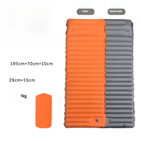 Matelas pneumatique TPU en gros d'usine avec pompe intégrée gonflage rapide maison Camping en plein air lit pneumatique Foladabe tapis gonflable