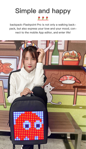 Mochila <span class=keywords><strong>Led</strong></span> de desplazamiento controlado por <span class=keywords><strong>WIFI</strong></span>, mochila <span class=keywords><strong>LED</strong></span> portátil de compras ligera, bolsa <span class=keywords><strong>LED</strong></span> de publicidad inteligente - Product Image 4