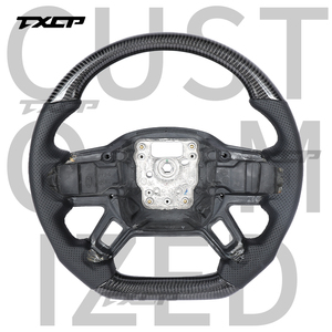 Ajuste para Land Rover <span class=keywords><strong>Defender</strong></span> Discovery Freelander Land Rover Range Rover Vogue L405 Discovery 4 volante de fibra de carbono - Product Image 1