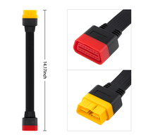 Câble d'extension OBDII 16 broches mâle-femelle pour connecteur Thinkdiag Easydiag BD2, outil de diagnostic 16 broches, câble OBD2 ELM327
