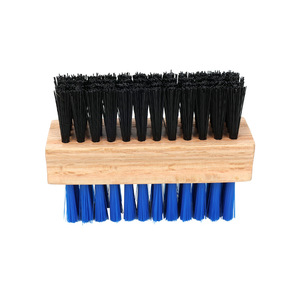 Solid Wood <b>Shoe</b> <b>Brush</b> Double Sided Nylon Bristles For Cleaning And Dust Removal - Product Image 1