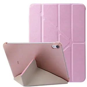 Portable Shockproof Universal Transparent Tablet Case With Stand For Ipad Case 10.2 Inch 7/8/9 Gen Leather Cover 2021