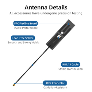 <span class=keywords><strong>Antenna</strong></span> Interna Dual Band 2.4GHz 5.8GHz con Guadagno di 15dBi e Polarizzazione Verticale per Comunicazioni - Product Image 2