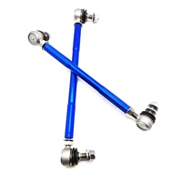 JOKA Lien de stabilisation réglable haute performance 350-400 mm en acier, aluminium et caoutchouc pour système de suspension de voiture de course tout-terrain