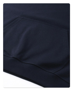 Sweat-shirt unisexe à coupe régulière, 100% coton, à épaules tombantes, en molleton, avec logo personnalisé, à capuche, pour homme, grande taille, coupe-vent d'automne - Product Image 3