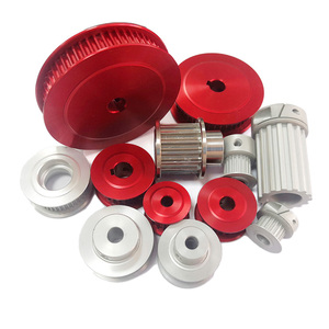 Tùy chỉnh đồng bộ ròng rọc thời gian răng Anodized Xử lý bề mặt hợp kim nhôm OEM Hỗ trợ đồng thời gian ròng rọc - Product Image 1