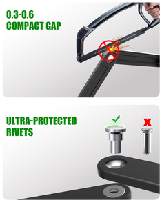 ETOOK bicicleta ciclismo plegable bloqueo ligero seguridad 900MM combinación plegable Scooter bloqueo - Product Image 5