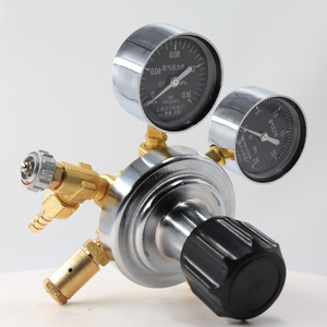 Régulateur de pression d'azote Tianchuan YQD-3 0.16MPa en laiton et acier inoxydable, fabriqué à Shanghai - Product Image 1