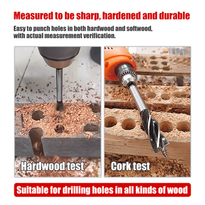 High Quality Bit Hex Straight Screw Set Woodworking <strong>Tool</strong> Wood Auger Drill Bit Set Drags Drill Pipe <strong>Reamer</strong> - Product Image 4