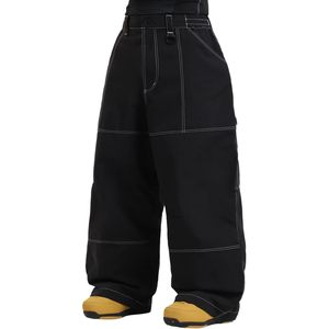 Pantalons de snowboard amples pour hommes et femmes, imperméables 20K, respirants 15K, vêtements de ski isolés, unisexe adulte - Product Image 1