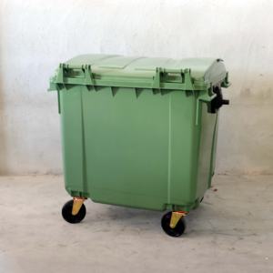 <span class=keywords><strong>Poubelle</strong></span> industrielle extérieure 1100L Conteneur à déchets en HDPE Matériel plastique <span class=keywords><strong>Poubelle</strong></span> de recyclage avec roues pour <span class=keywords><strong>poubelle</strong></span> de 1100 <span class=keywords><strong>litres</strong></span> - Product Image 4