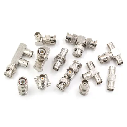 Wholesale Bnc connectors male female jack PCB Panel Chassis Mount plugs adapters Converters for CCTV Camera video AV