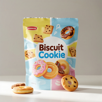 Échantillon Gratuit Petits Sachets D'emballage Personnalisés Imprimés pour Snacks, Biscuits, Crackers et Puffs à Fermeture Éclair