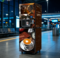 Station de distribution de café pour centre commercial, machine à café automatique