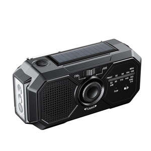 Radio de Emergencia Solar Jukaiwtec SCPJ233 AM FM Portátil con Manivela y Linterna LED para Senderismo y Camping - Product Image 2
