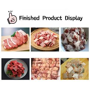 เครื่องหั่นเนื้อแช่แข็งอุตสาหกรรมสำหรับทำลูกเต๋าและเส้น - เครื่องตัดไฟฟ้าสำหรับเนื้อแพะ ไก่ เนื้อวัว สำหรับร้านขายเนื้อ - Product Image 4