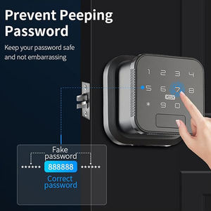 ลูกบิดยุโรประบบดิจิทัลแอปเพล็ตที่ล็อคประตูอัจฉริยะระบบไวไฟอิเล็กทรอนิกส์ - Product Image 3