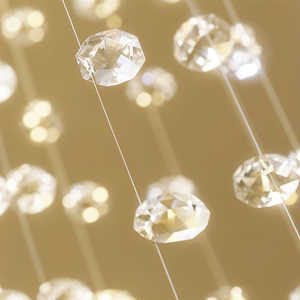 Moderne Simple Art Lustre En Cristal Creative Duplex Grand Fer Suspension Lampe Salon Maison Bureau Hôtel Intérieur Lumière Décor - Product Image 5