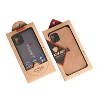 Boîte cadeau de luxe haut de gamme en carton recyclé avec fermeture magnétique, couvercle à fenêtre transparente, tiroir, logo personnalisé et doublure en éponge pour mobile