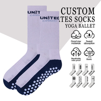 Chaussettes de sport Pilates personnalisées pour femmes, antidérapantes, en coton doux, chaussettes de yoga, chaussettes de sport Pilates Yoga, vente chaude