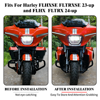 Couvercles inférieurs ventilés pour carénage de moto, protections de moteur personnalisées orange pour Harley Touring CVO Street Glide 2023 et modèles ultérieurs FLHXE FLTRXSE