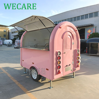 Wecare Chine – Chariot de restauration mobile d'extérieur compact pour hot-dogs, café, glaces – Mini camion de cuisine sur roues entièrement équipé