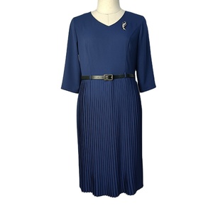 Vestido Formal de Oficina para Mujer, Talla Grande, Corte Recto, Largo hasta la Rodilla, Elegante, para Iglesia - Product Image 2