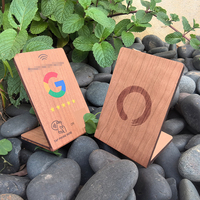 Carte de visite en bois Nichen One, mini-étiquette avec puce NTAG215 144 octets, RFID, écologique, certifiée FSC, sans formaldéhyde, carte NFC