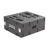 PE + ABS 2U/3U/4U/6U Portable petit boîtier de vol en plastique lumière scène équipement Audio stockage Simple armoire