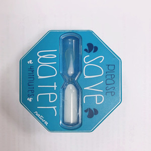 Bán buôn tiết kiệm nước nhựa Octagon cát đồng hồ 5 phút đồng hồ cát tắm hẹn giờ cho phòng tắm - Product Image 1
