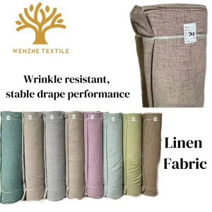 Rouleau de tissu occultant tissé à texture lin, teint, épais, pour les distributeurs en Afrique et au Moyen-Orient - Product Image 2
