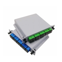 Type de Cassette Plc Splitter Fibre Optique Plc Splitter Cassette Tape sc /apc Upc Fibre Optique Nap Box Splitter pour Ftth
