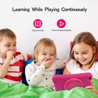 PRITOM 8 pulgadas Kid Tablet Quad Core RAM 2G ROM 64G Android Tablet PC pr-install con aplicaciones educativas Tablet PC